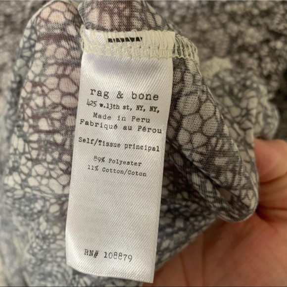 Rag & Bone Sheer Textured Longsleeve - Picture 5 of 5